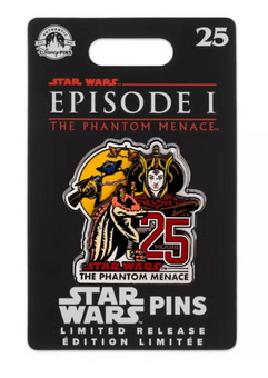 Disney Parks Padmé Amidala Pin Star Wars Episode 1 Phantom Menace 25th New