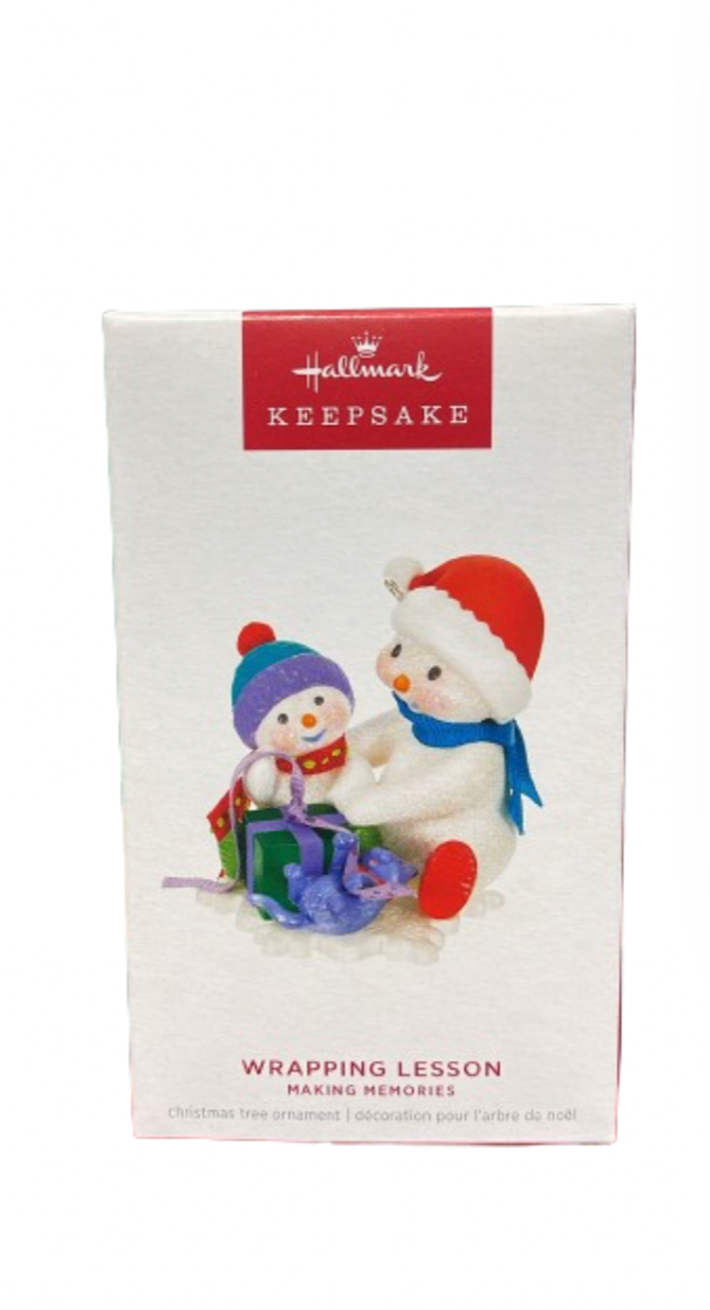 Hallmark 2024 Keepsake Making Memories Wrapping Lesson Christmas Ornament New
