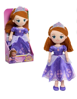 Disney Jr. Sofia the First Deluxe Large Plush Sofia Doll Toy New W Tag