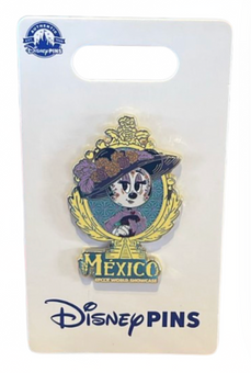Disney Parks Minnie Mouse and the Mexico Pavilion EPCOT Pin New With Card