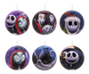 Hallmark Disney Nightmare Before Christmas Tin Ball Ornament Set New With Tag