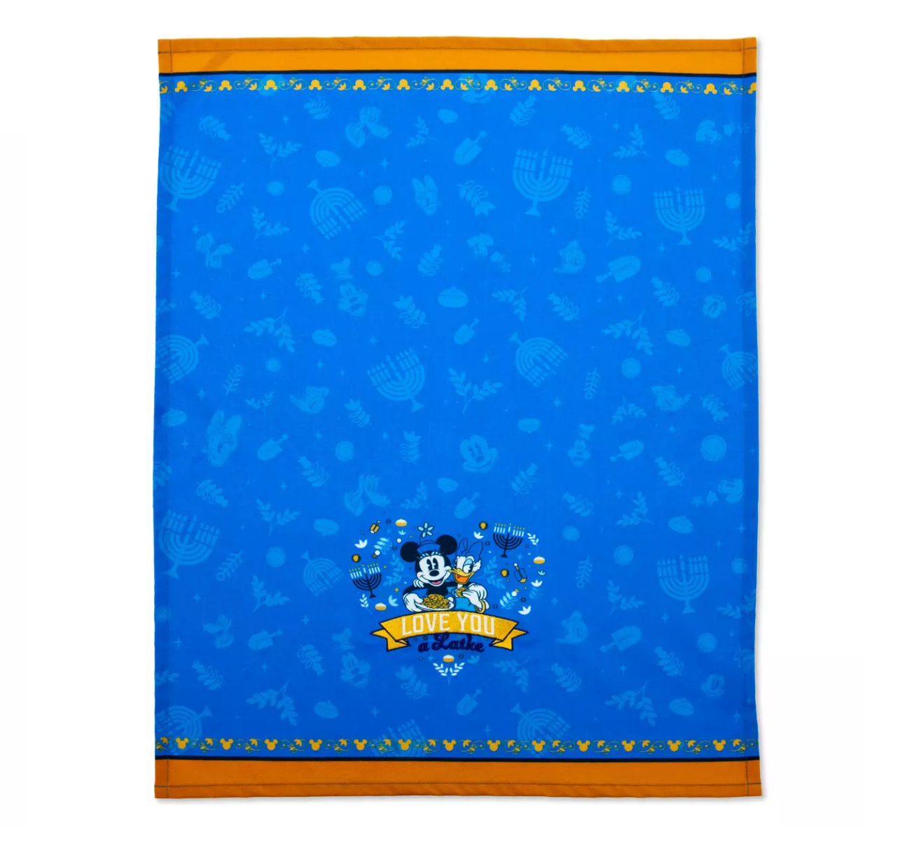 Disney Parks Minnie and Daisy Duck Hanukkah Kitchen Towel New with Tag
