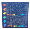 Universal Studios Love Is Universal Wooden Sign Decor New With Tag