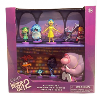 Disney Parks Pixar Inside Out 2 Figurine Playset Cake Topper PlaySet New W Tag