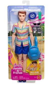 Barbie Allan Doll, Fashion Doll with Beach Look Toy New With Tag