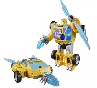 Transformers Cyberworld Energon Surge Bumblebee Power Spark Action Figure Toy Nw