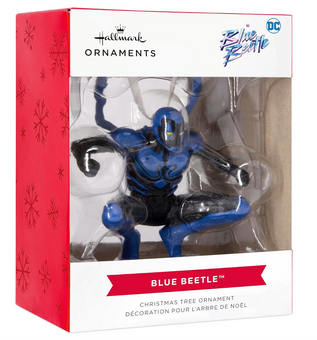 Hallmark DC Blue Beetle Christmas Ornament New with Box