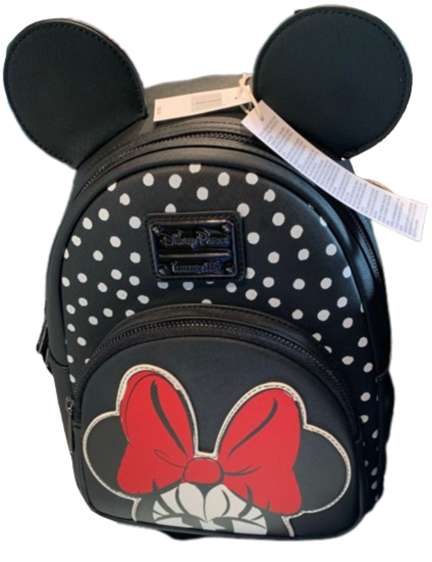 Disney Parks Minnie Mouse Bow Loungefly Mini Backpack New With Tag