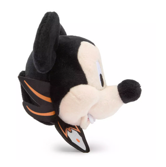 Disney Parks Halloween Mini Vampire Mickey Head Plush For Headband New
