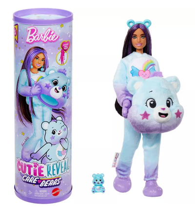 Barbie Cutie Reveal Care Bears Doll & Accessories, Series 2 Dream Toy New w Box