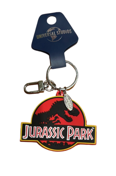 Universal Studios Jurassic Park PVC Logo Keychain New with Tag