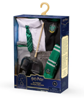 Harry Potter Slytherin School Uniform with Wand 18in Dolls Toy New With Tag