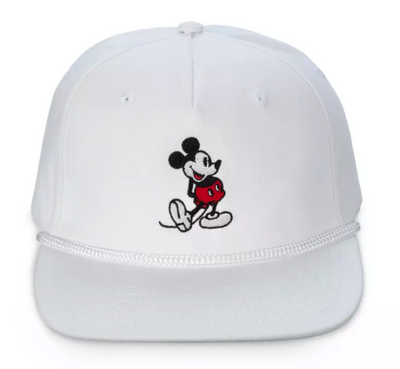 Disney Mickey Mouse White Baseball Cap Hat for Adults New With Tag