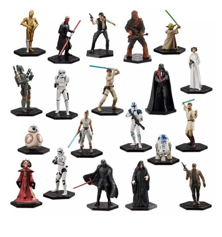 Disney Star Wars Mega Play Set Figurine Set of 20 Dark and Light
