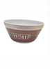 M&M's World Brown Character Silhouette Melamine Satin Finish Bowl New
