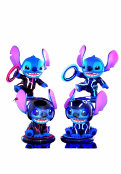Disney Parks Cosbi Hot Toys Stitch Tron Ares Figure New with Blind Box