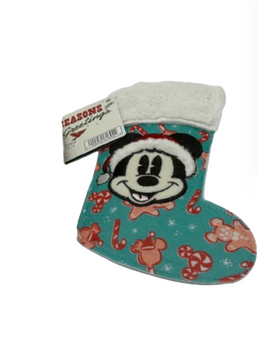 Disney Parks Holiday Mickey Mini Christmas Stocking New with Tag