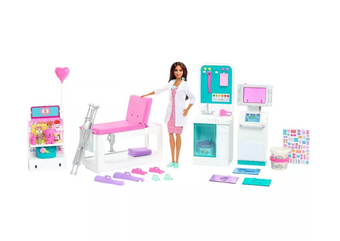 Barbie You Can Be Anything Careers Fast Cast Clinic Playset Toy New with Box