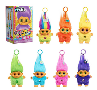 Just Play Good Luck Trolls Vinyl Plush Toy - Styles May Vary New With Tag