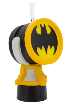 Hallmark DC Batman Bat-Signal Christmas Ornament with Light New with Box