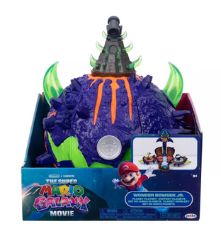 The Super Mario Galaxy Movie Deluxe Wonder Bowser Jr. Planet Playset Toy New Box