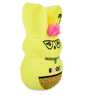 Peeps Peep Easter 15in Emo Yellow Punk Rock Bunny Plush New with Tag