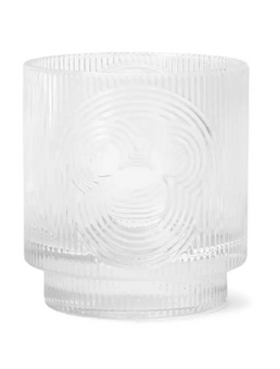 Disney Parks Mickey Mouse Icon Crystal Glass Home New with Tag