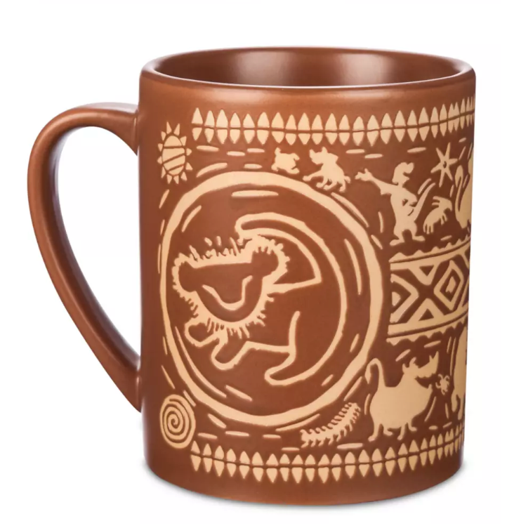 Disney Parks Animal Kingdom Lion King 30th Brown Coffee Mug New With Tag