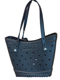Disney Parks Mickey Mouse Icon Tote Bag by Crocs Black New With Tag