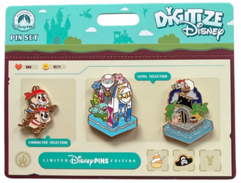 Disney Digitize Magic Kingdom Chip Dale 3 Pin 2026 3 Pin Set Small World Pirate