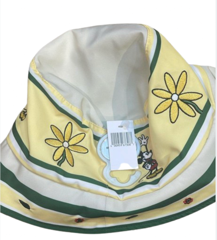 Disney Parks Mickey & Company Garden Collection Bucket Hat 2024 New With Tag