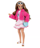 Disney ily 4EVER Inspired Minnie Fashion Doll Accessories Fuzzy Pink Jacket New