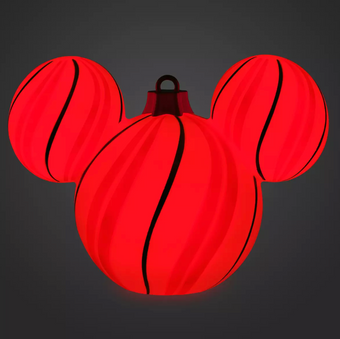 Disney Parks Mickey Icon Holiday Light-Up Changing Color Decor Medium New