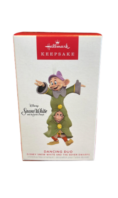Hallmark 2023 Keepsake Snow White the Seven Dwarfs Dancing Duo Ornament New