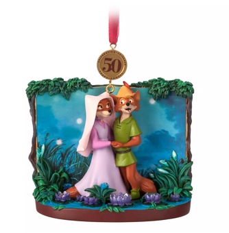 Disney 50th Robin Hood Legacy Sketchbook Christmas Tree Ornament New with Tag