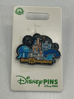 Disney Parks Walt Disney World Icon Pin New with Card