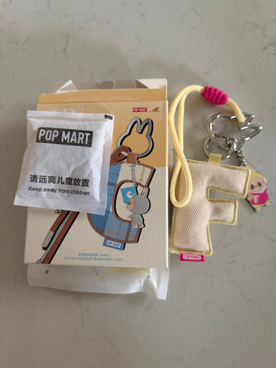 Pop Mart Labubu The Monsters Pin for Love Letter Pendant F Keychain USA New