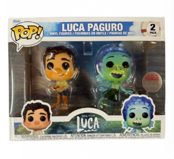 Disney D23 Funko Pop! Exclusive Luca Paguro 2 Pack New with Box