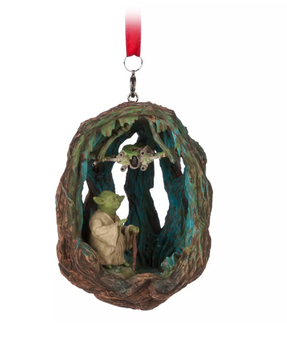 Disney Sketchbook Yoda Hanging Christmas Ornament New with Tag
