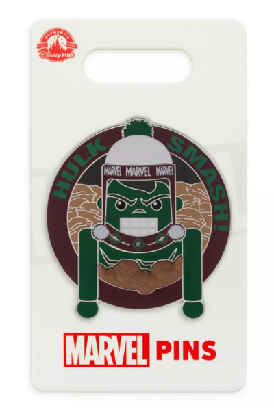 Disney Marvel Hulk Nutcracker Holiday Pin New With Card