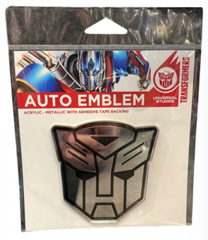 Universal Studios Transformers Autobots Shield Auto Emblem New With Tag