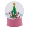 Disney Parks Classics Santa Mickey and Minnie Holiday Snowglobe New