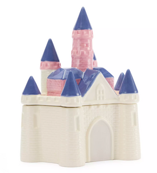 Disney Parks Fantasyland Castle Ceramic Trinket Figurine New with Tag