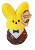 Peeps 2024 Peep Chocolate Scented Yellow Easter Bunny 5.75" Plush New with Tag