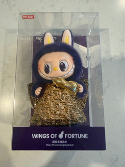 Pop Mart Labubu The Monsters Wings of Fortune Plush Hanging Card New with Box