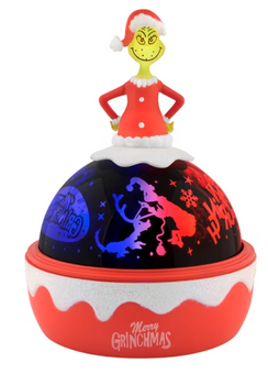 Shadow Lights Projector Holiday Decor Grinch Topper Dr. Seuss New With Tag