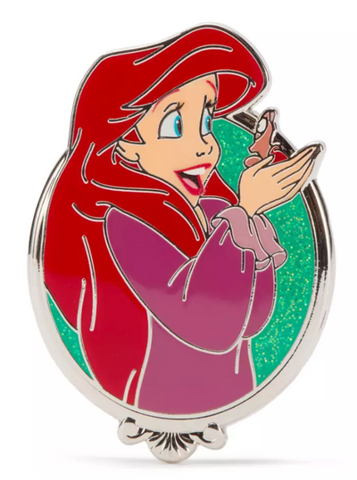 Disney Parks Ariel and Sebastian Pin The Little Mermaid New With Card
