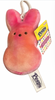 Peeps Easter Peep Pink Bunny Backpack Clip Plush Keychain New with Tag