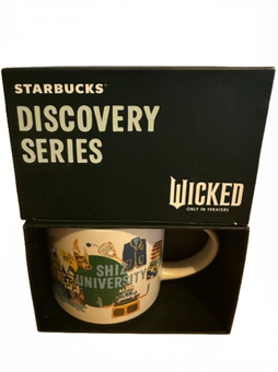 Starbucks Discovery Series Wicked Shiz University Ceramic Coffee Mug New w Box