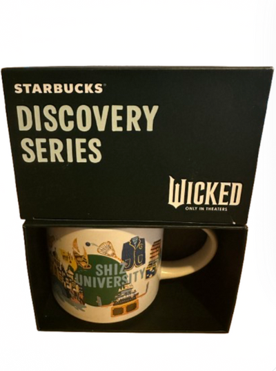 Starbucks Discovery Series Wicked Shiz University Ceramic Coffee Mug New w Box